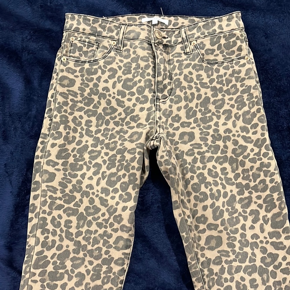STS BLUE / Ellie Skinny Jeans animal print
